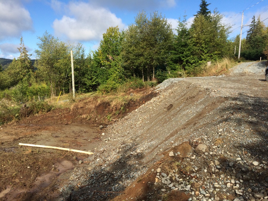 pit with gravel